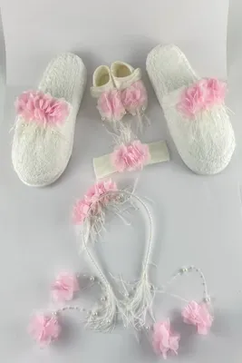 ByLohusa Effortt Pembe Anne Bebe Terlik Seti