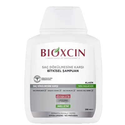 Bioxcin Saç Dökülmesine Karşı Bitkisel Şampuan Yağlı Saçlar 300 ml