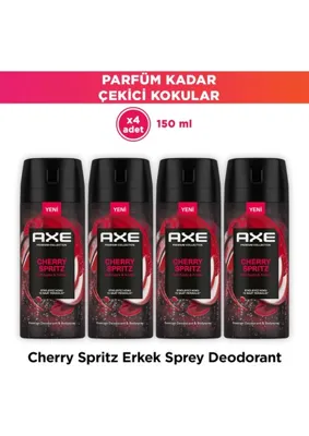 Axe 4 Adet Axe Cherry Spritz Erkek Sprey Deodorant 150 Ml 14345965