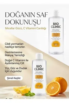 Glonar VİTAMİN C MİCELLLAR MAKYAJ TEMİZLEME SUYU