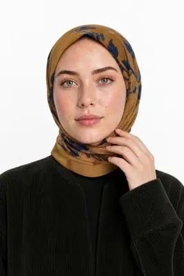 Mooncorn Elstan Desen Hebei İpek Eşarp