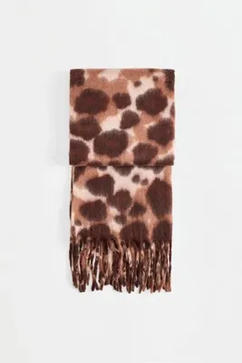 LEFTIES KADIN Leopar desenli atkı