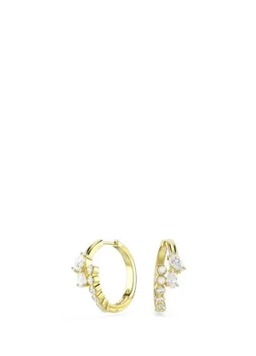 Swarovski Mesmera Pe Hoop White Gos Kadın Küpe