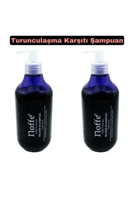 noffe Turunculaşma Karşıtı Mor & Silver Şampuan 500ml X2 Adet