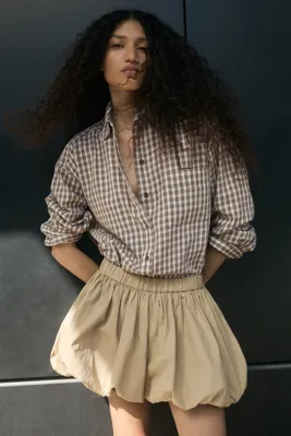 H&M Pamuklu Oversize Gömlek