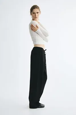 H&M Barrel Paçalı Jogger Pantolon