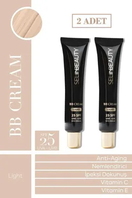 SELİNBEAUTY Selin Beauty BB Cream Light 2 li Set