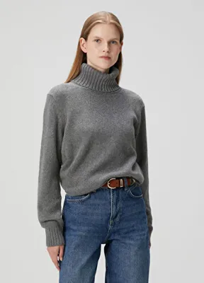 Polo Ralph Lauren Gri Yün Kazak