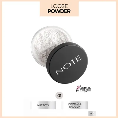 Note Cosmetics Note Loose Pudra 01 Invisible