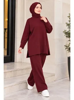 Benguen Salaş Kesim İkili Takım N8322 Bordo