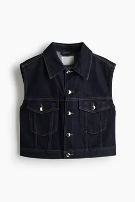 H&M Kısa Kot Yelek