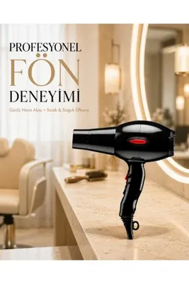 Mestore 2200 Watt Profesyonel Saç Kurutma Makinesi AC Motorlu Yüksek Performanslı
