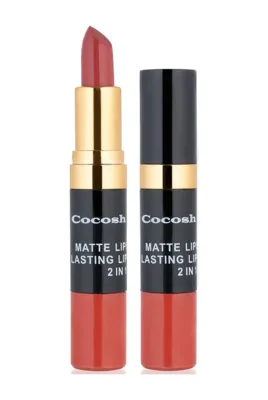 Diğer Cocosh She Ruj - Matte Smile Lipstick & Lipgloss 2 In 1 01 Red 8681569722231 - 01red Diğer