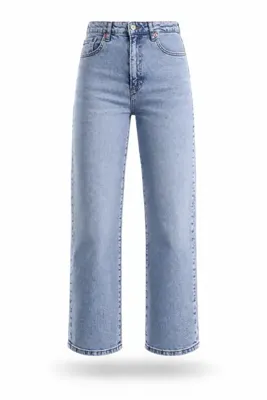 5in1Canpolat Mavi Düz Kesim Jean 541