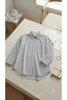 NİDİBAY OVERSİZE STANDART UZUN KOLLU BASİC GÖMLEK