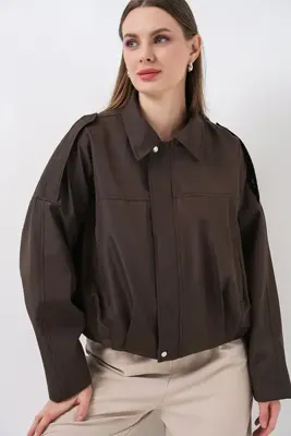 Hiccup BDART Gabardin Fermuarlı Bomber Ceket