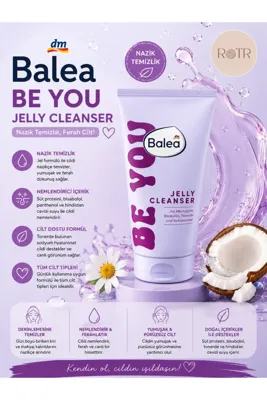 BALEA Be You Yüz Temizleme Jeli 150 ml – AHA , Vegan, Gözenek Temizleyici, Parfümsüz