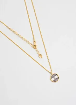 So Chic Hayat Ağacı 18 Ayar Sarı Altın Kaplama 45 Cm Gümüş Minimal Kolye