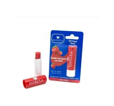 Estella Lip Çilek Dudak Balmı