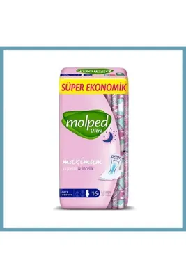 Vemora Ultra Hijyen Anatomik Gece Ped Süper Eko 16 Adet VMBZS