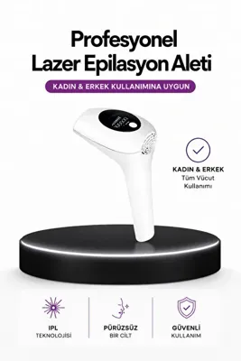 Artepieza co. IPL Teknolojili Erkek Ve Kadın Kullanımına Uygun Lazer Epilasyon Cihaz - Lisinya