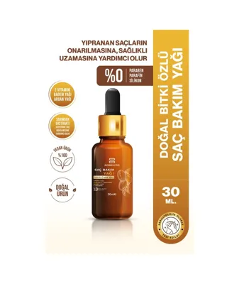 BioBellinda Doğal Bitki Özlü Saç Bakım Yağı 30 Ml