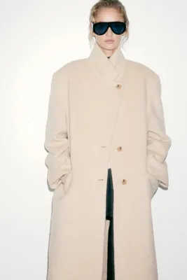 H&M Yün Karışımlı Kaban