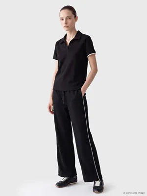 LCW Comfort Şerit Detaylı Soft Touch Kadın Eşofman Altı