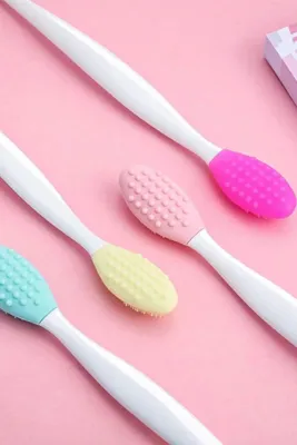Buffer 2 Adet Dudak Burun Fırçası Peeling Etkili Gözenek Siyah Nokta Temizleyici Çift Fırça
