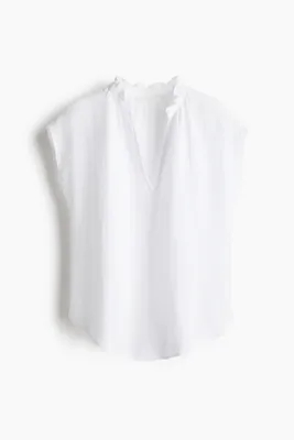 H&M Pamuklu Muslin Bluz