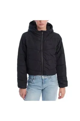 vans MTE Foundry Crop Puff Hood Kadın Mont - Siyah