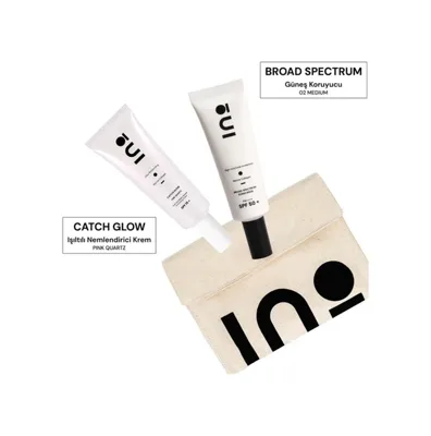 INO Beauty Catch Bloom Pocket Lip & Cheek Stick Peony + Broad Spectrum Spf 50+ Sunscreen 00 Clear Set