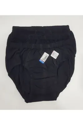 Seher Yıldızı Siyah %100 Pamuklu 5 Adet Erkek Slip Külot