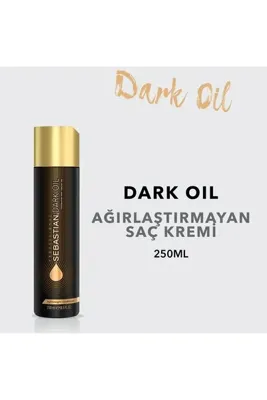 Sebastian Professional Dark Oil Tüm Saç Tipleri İçin Ağırlaştırmayan Saç Kremi 250 ML