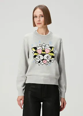 Kenzo Wild Tiger Gri Triko