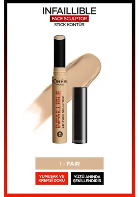 L'Oréal Paris Infaillible Face Sculpter Stick Kontür - Fair