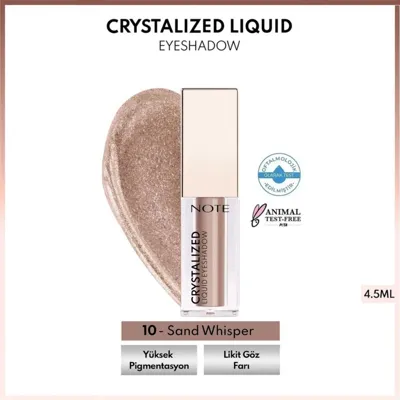 Note Cosmetics Note Crystalized Liquid Eyeshadow 10, 1 Adet