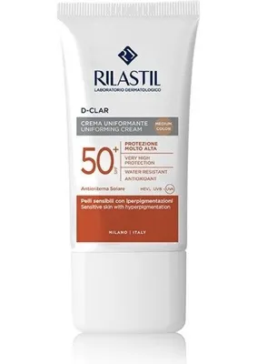 Rilastil D-Clar Leke Karşıtı Yüz Güneş Koruyucu Krem SPF50+ 50 ml - Light