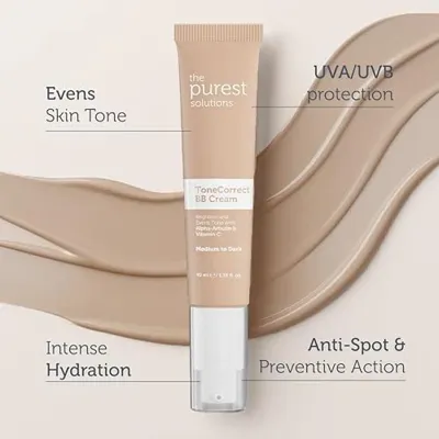 Diğer The Purest Solutions Bb Cream Tone Correct 40 Ml Medium To Dark 0