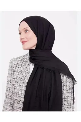 Bonjela Bürümcük Şal Siyah