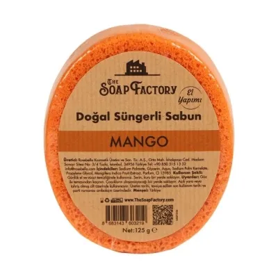 The Soap Factory Doğal Süngerli Mango Sabunu 125gr