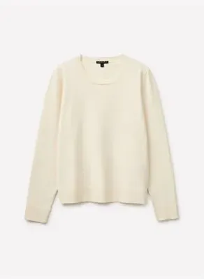 Sisley Kadın Krem Viskoz Karışımlı Bisiklet Yaka Regular Fit Kazak