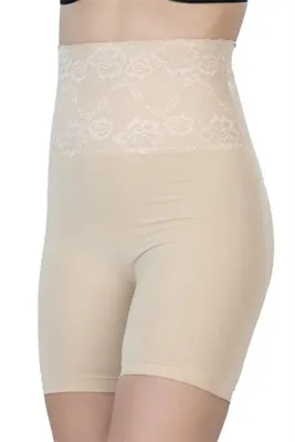 ANGEL LEON DREAM Angel Dream Ten MI Emay 2091 Önü Dantelli Yüksek Boxer Korse