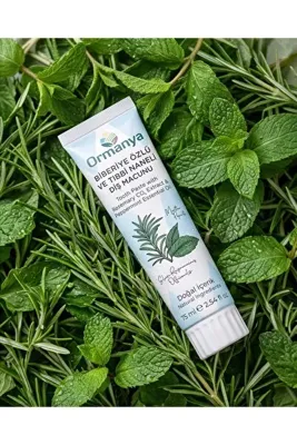 ORMANYA BİBERİYE ÖZLÜ VE TIBBİ NANELİ DİŞ MACUNU - 75 ML (ALKOL-FLORÜR-SLS-SLES İÇERMEZ.)