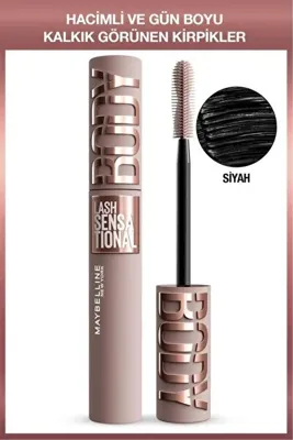 Maybelline New York Lash Sensational Body Maskara - Hacimli ve Gün Boyu Kalkık Görünen Kirpikler