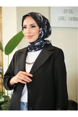 efdal şal eşarp Rosa Desen İthal Pamuk Eşarp