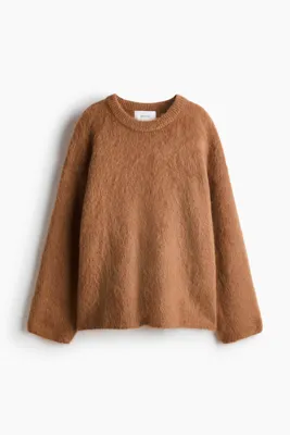H&M Tiftik Karışımlı Oversize Kazak