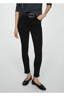 MANGO Woman Orta Belli Skinny Jean Pantolon
