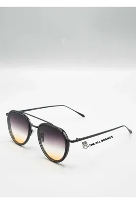 Eyemood Unisex Pilot Güneş Gözlüğü Siyah Çerçeve Degrade Cam UV Korumalı Thika C3