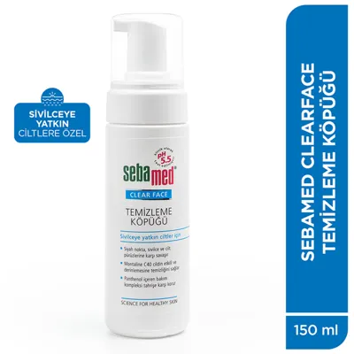 Sebamed Yüz Temizleme Köpüğü Siivilceye Yatkın Ciltler 150 ml